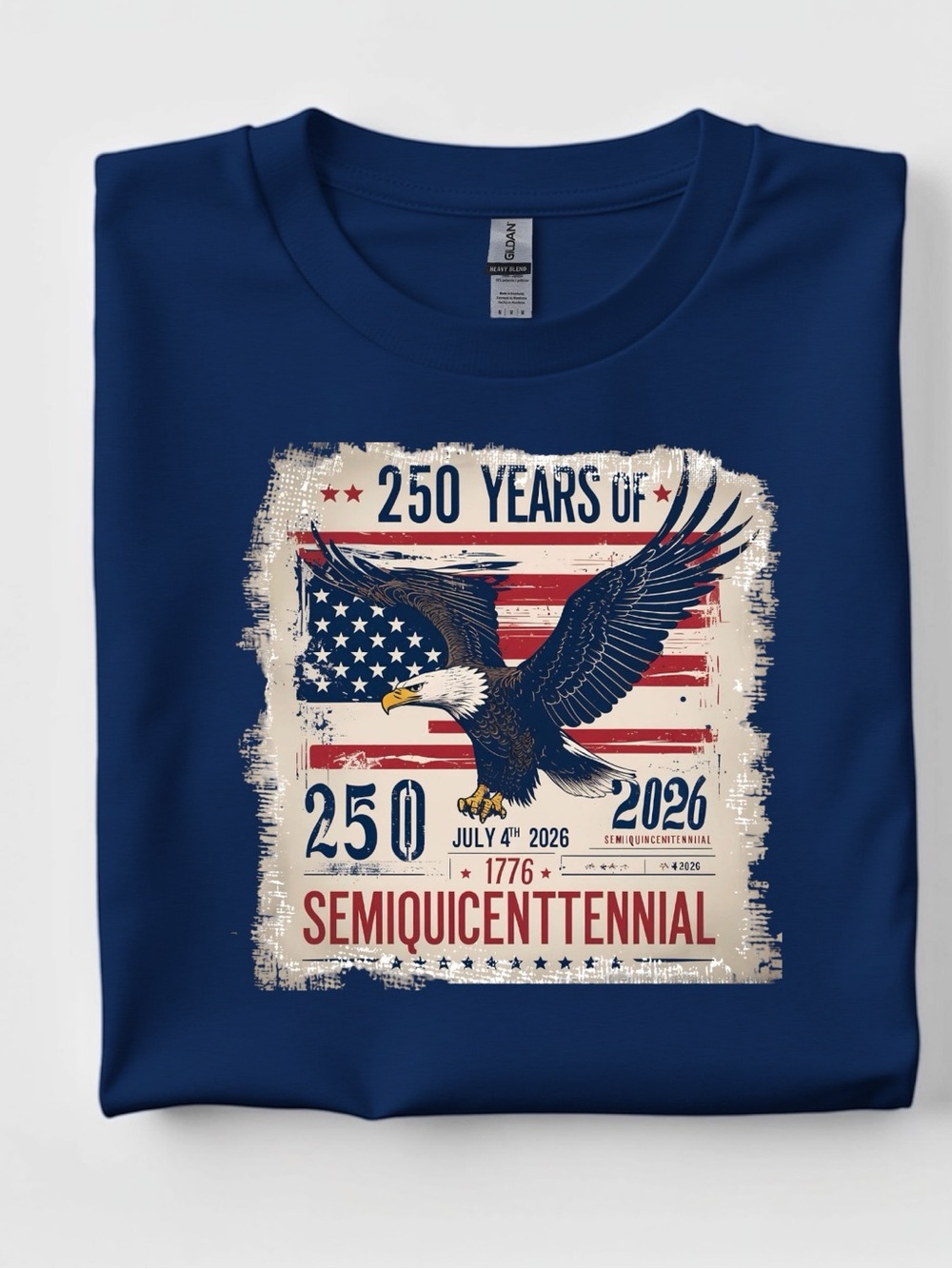 250 USA Semiquincenttennial Aniversary Patriotic graphic T- shirt New S M L XL